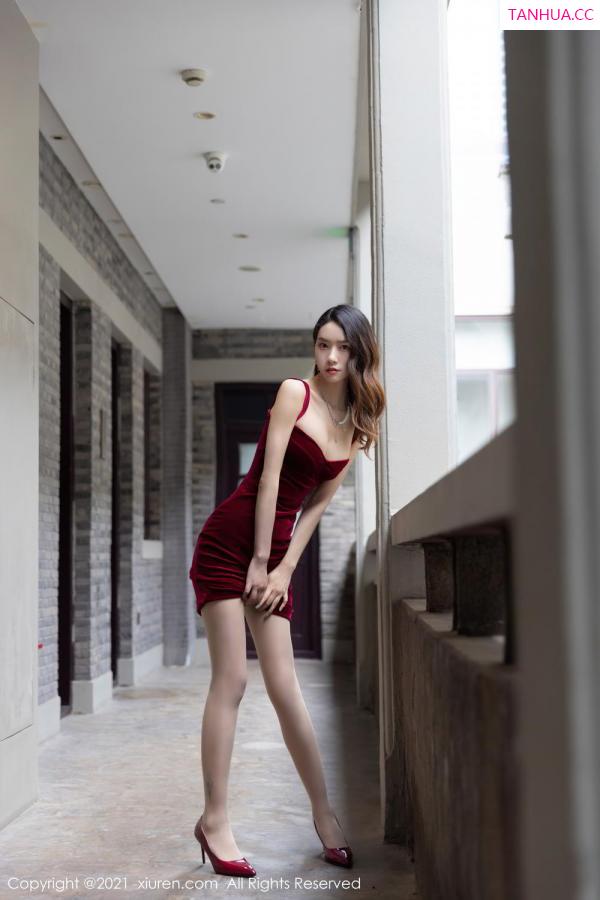 沐青  骨感美人方子萱 性感红裙凹凸别致第6张图片